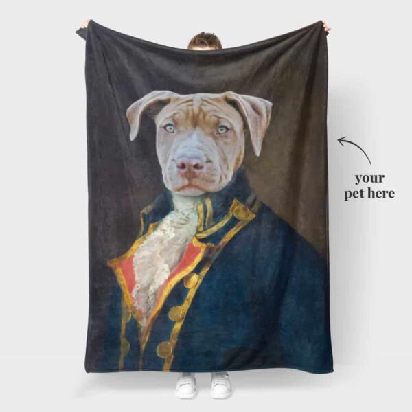 Blanket with Dog Face