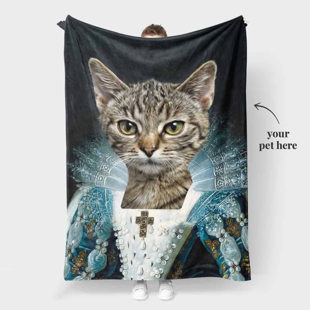 Your Pet on a Blanket