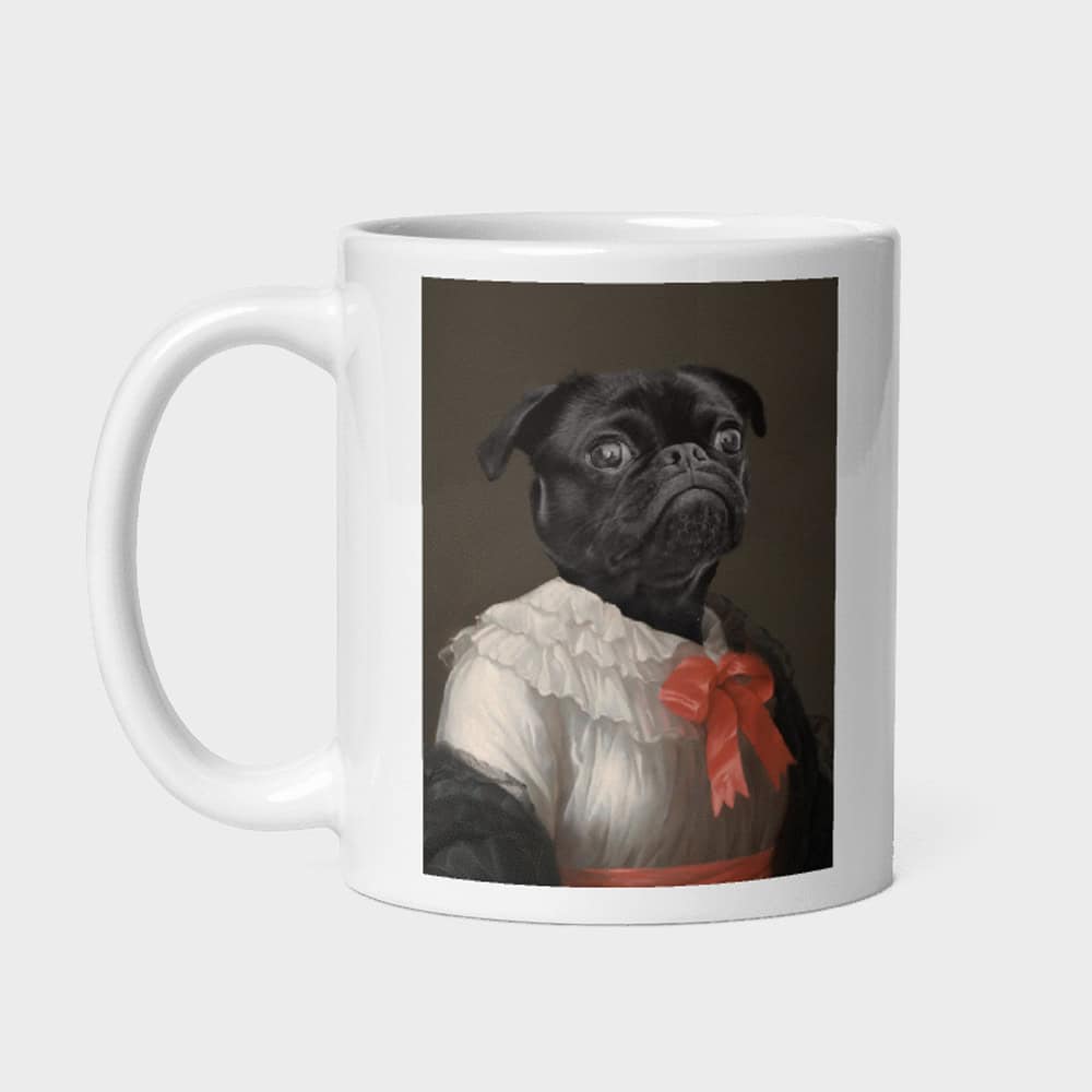 dog face mug